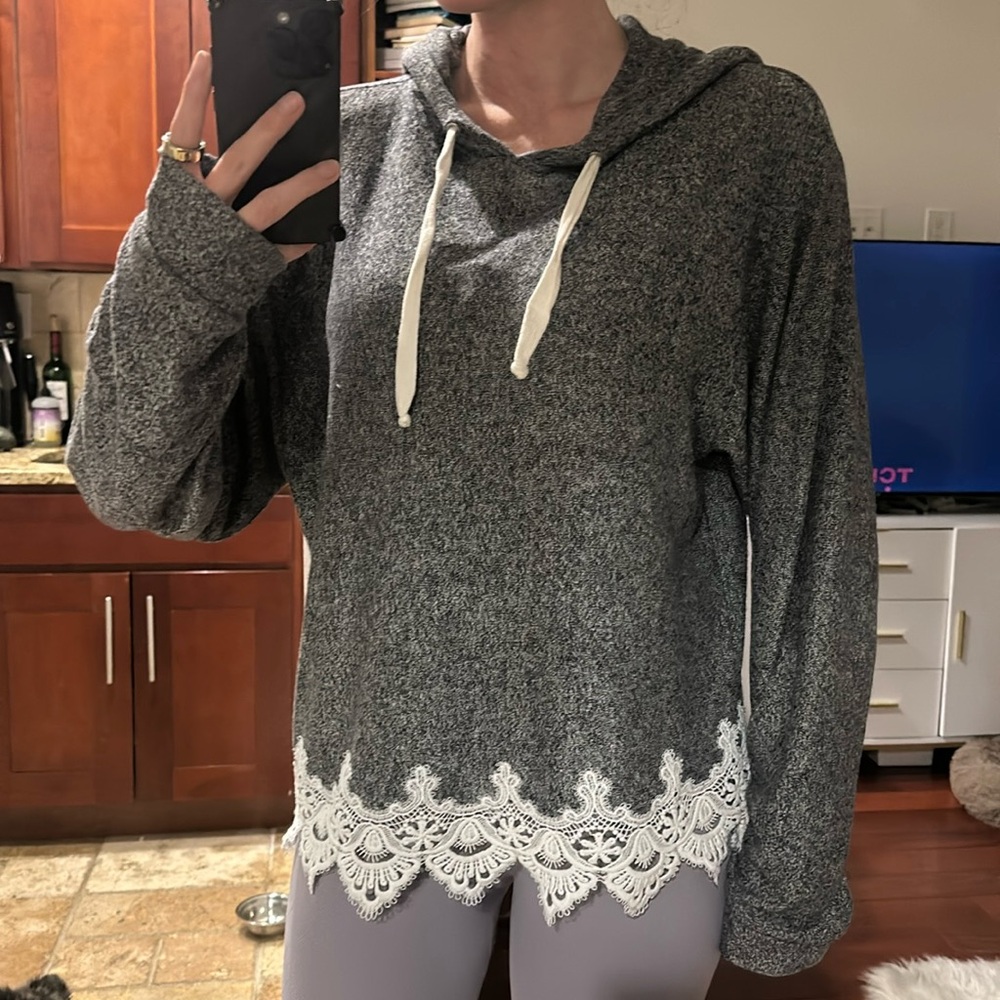 Fashion sweatshirt size small the kooples